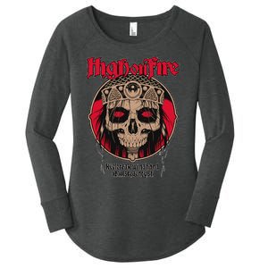 High On Fires Band Women's Perfect Tri Tunic Long Sleeve Shirt