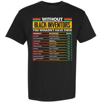 History Of Forgotten Black Inventors BHM Garment-Dyed Heavyweight T-Shirt