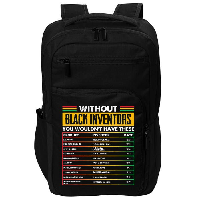 History Of Forgotten Black Inventors BHM Impact Tech Backpack