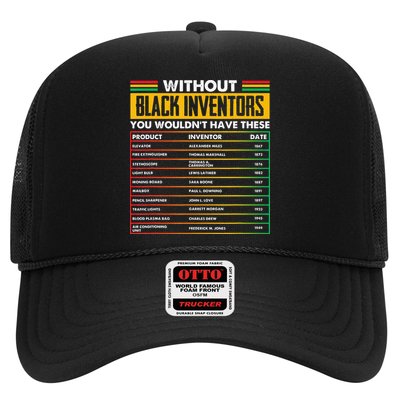 History Of Forgotten Black Inventors BHM Trucker Hat