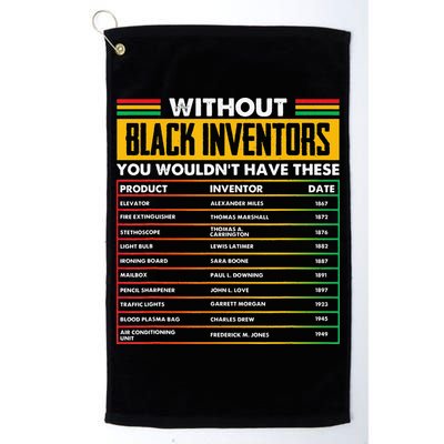 History Of Forgotten Black Inventors BHM Golf Towel
