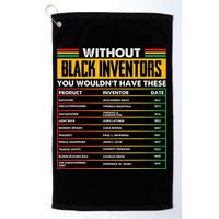 History Of Forgotten Black Inventors BHM Golf Towel