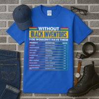 History Of Forgotten Black Inventors BHM Tall T-Shirt