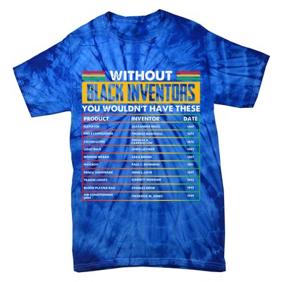 History Of Forgotten Black Inventors BHM Tie-Dye T-Shirt