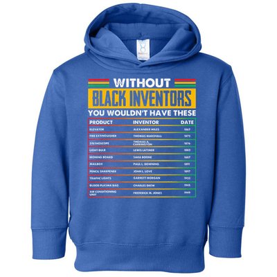 History Of Forgotten Black Inventors BHM Toddler Hoodie