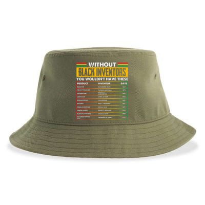 History Of Forgotten Black Inventors BHM Sustainable Bucket Hat