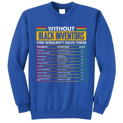 History Of Forgotten Black Inventors Black History Month Sweatshirt