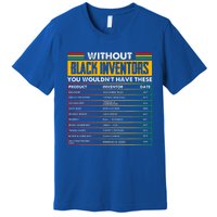 History Of Forgotten Black Inventors Black History Month Premium T-Shirt