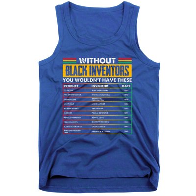 History Of Forgotten Black Inventors Black History Month Tank Top