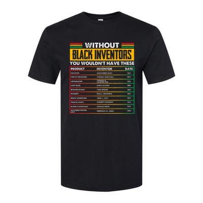 History Of Forgotten Black Inventors Black History Month Softstyle CVC T-Shirt