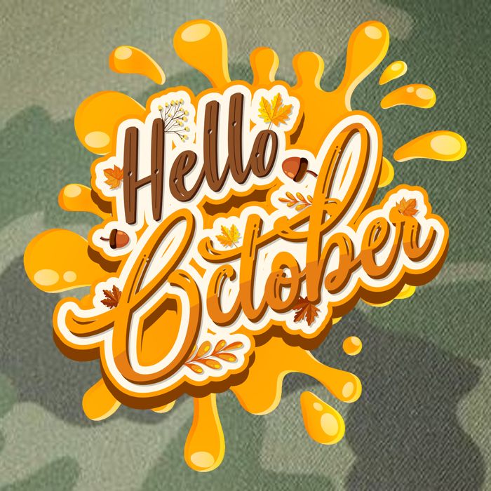 Hello October Fun Fall Legacy Tie Dye Trucker Hat