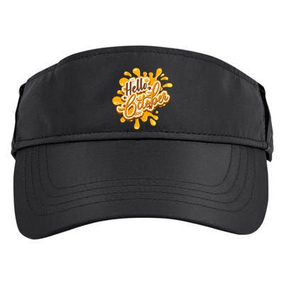 Hello October Fun Fall Adult Drive Performance Visor