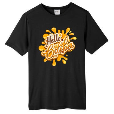 Hello October Fun Fall Tall Fusion ChromaSoft Performance T-Shirt