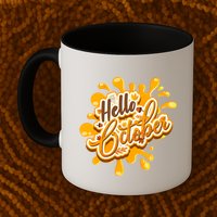 Hello October Fun Fall Mug