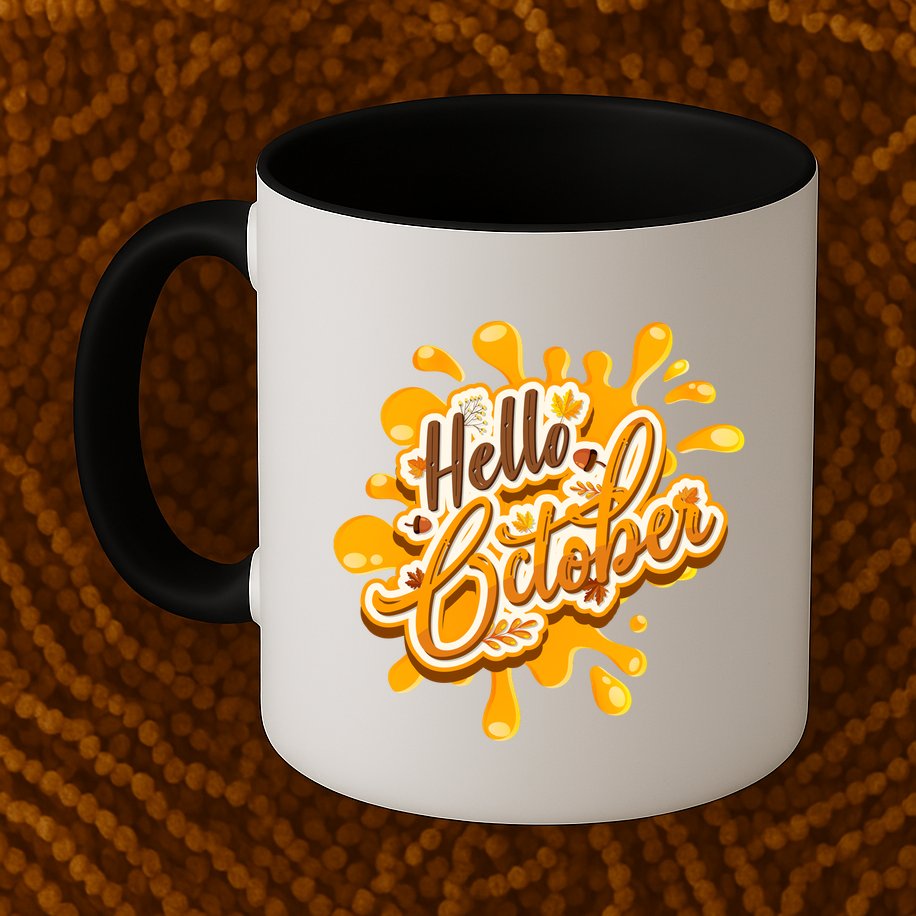 Hello October Fun Fall Mug