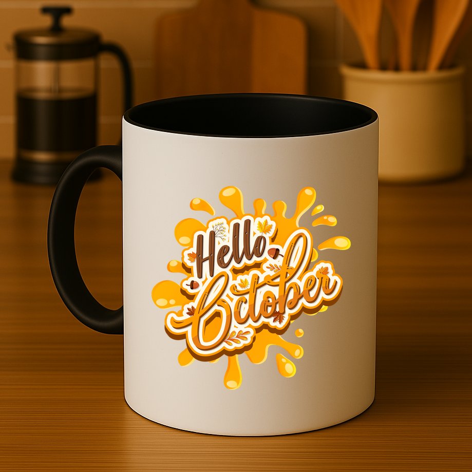 Hello October Fun Fall Mug