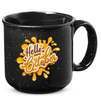Hello October Fun Fall 15oz Campfire Ceramic Mug