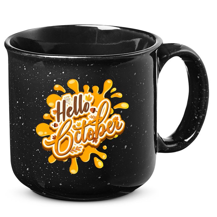 Hello October Fun Fall 15oz Campfire Ceramic Mug