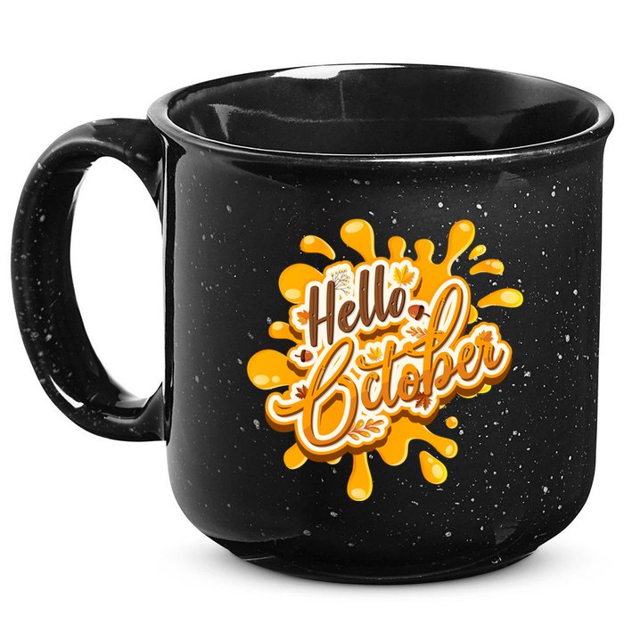 Hello October Fun Fall 15oz Campfire Ceramic Mug