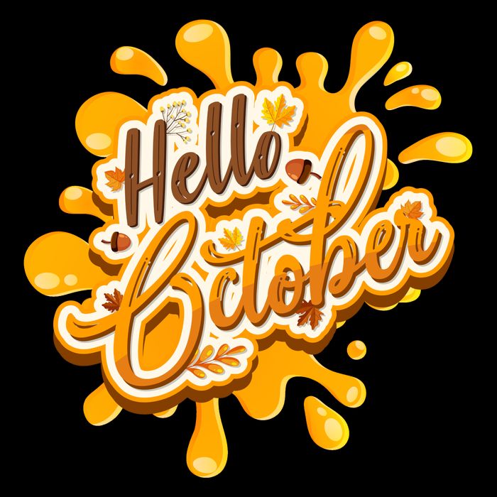 Hello October Fun Fall Baby Bodysuit