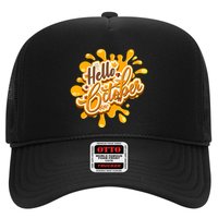 Hello October Fun Fall Trucker Hat