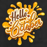 Hello October Fun Fall Trucker Hat