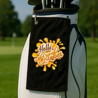 Hello October Fun Fall Golf Towel