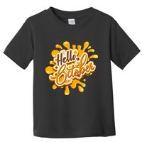 Hello October Fun Fall Toddler T-Shirt