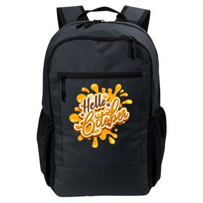 Hello October Fun Fall Daily Commute Backpack