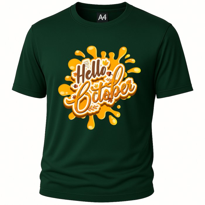 Hello October Fun Fall Performance Shirt