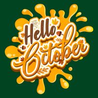 Hello October Fun Fall Hoodie