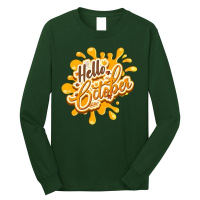 Hello October Fun Fall Long Sleeve Shirt