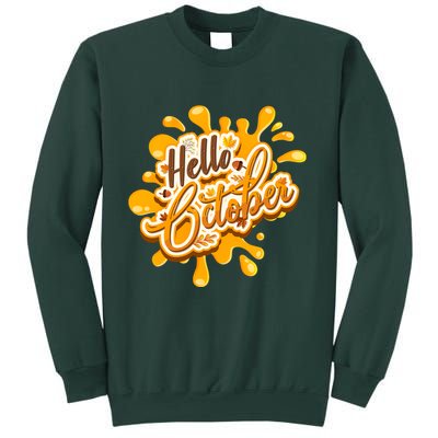 Hello October Fun Fall Sweatshirt