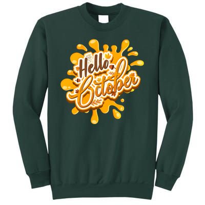 Hello October Fun Fall Sweatshirt