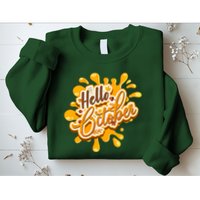 Hello October Fun Fall Sweatshirt