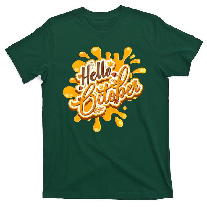 Hello October Fun Fall T-Shirt