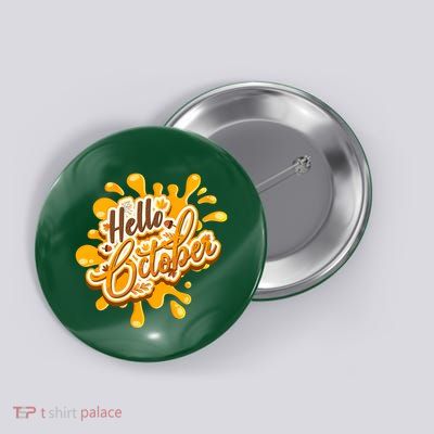 Hello October Fun Fall Button