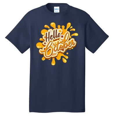 Hello October Fun Fall Tall T-Shirt