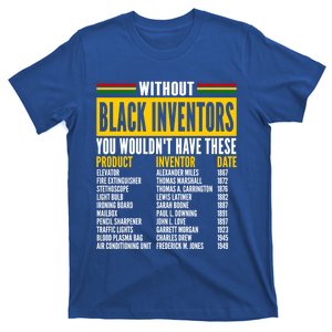 History Of Forgotten Black Inventors Black History Month Cute Gift T-Shirt