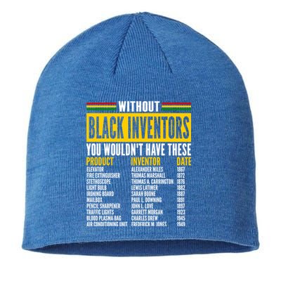 History Of Forgotten Black Inventors Black History Month Cute Gift Sustainable Beanie