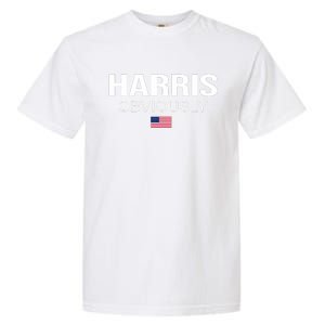 Harris Obviously For President 2024 Kamala American Flag Garment-Dyed Heavyweight T-Shirt