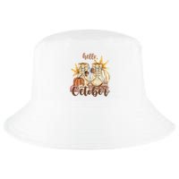 Hello October Fall Lover Cool Comfort Performance Bucket Hat