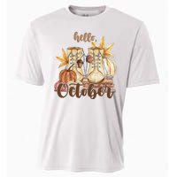 Hello October Fall Lover Cooling Performance Crew T-Shirt