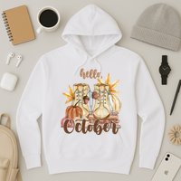 Hello October Fall Lover Hoodie