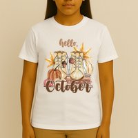 Hello October Fall Lover T-Shirt