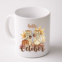 Hello October Fall Lover Mug