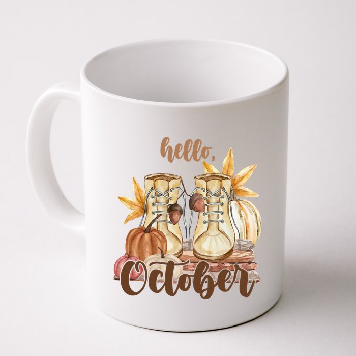 Hello October Fall Lover Mug