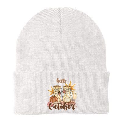 Hello October Fall Lover Beanie