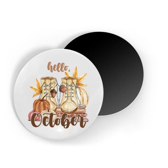 Hello October Fall Lover Magnet