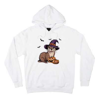 Halloween Otter Funny Witch Otter Hoodie